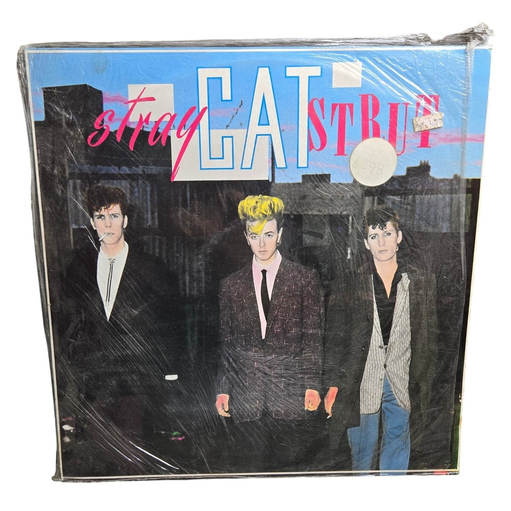 Stray Cats Stray Cat Strut 12 Inch Vinyl LP Arista SCAT 123 UK Rockabilly Tested